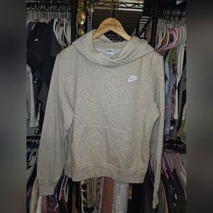 Nike Women's Cream Cowl Neck Sweater